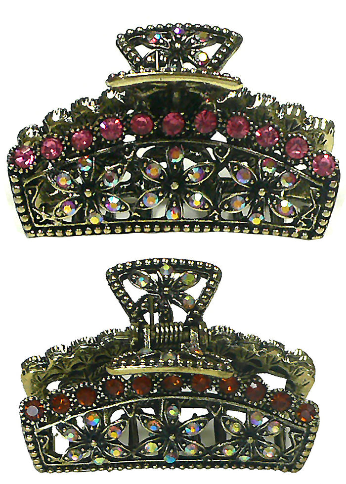 Set of 2 Rose Pink/Topaz Brown