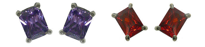 Amethyst and Red / Set of 2