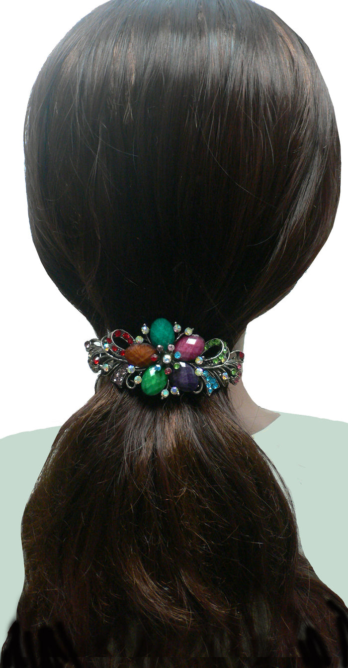 Set of 3 Bella Large Barrettes Thick Hair Hairclips U86012-0052-3