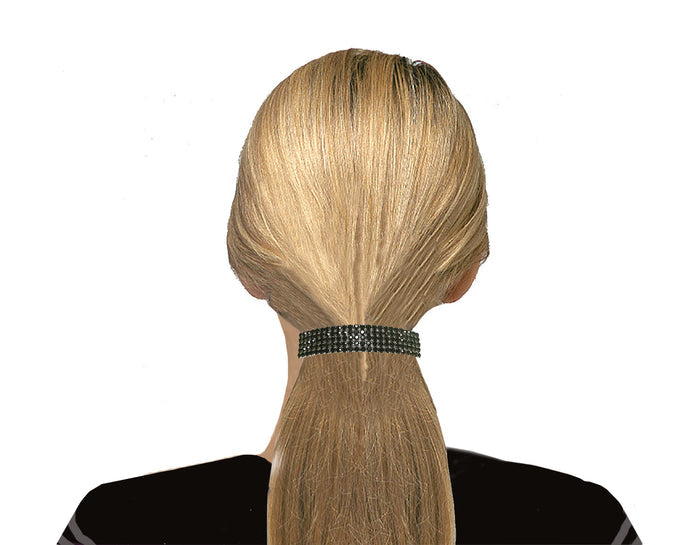Set of 5 Bella Large Rectangular Bar Crystal Barrette Hair Clip,  U86900-0004-5