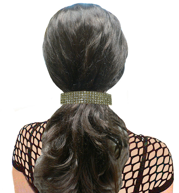 Set of 5 Bella Large Rectangular Bar Crystal Barrette Hair Clip,  U86900-0004-5