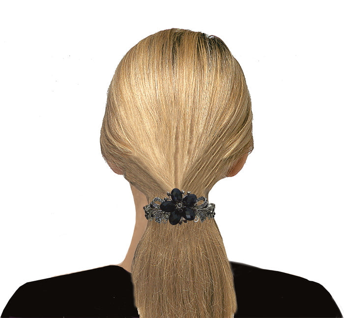 Set of 6 Bella Large Barrettes Thick Hair Hairclips U86012-0052-6