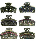 Set of 6 Small Metal Jaw Claw Clip for Hair Styling Hair Twist Hair Bun RW86470-4927-6