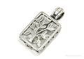 Silpada Live Laugh Love Interchangeable Sterling Silver Necklace Pendant