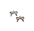 Silver Bow Charm