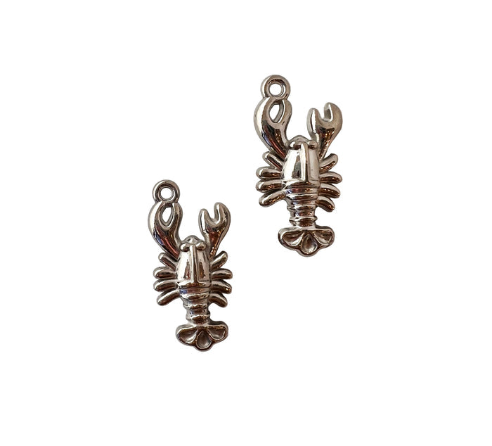 Silver Lobster Charm