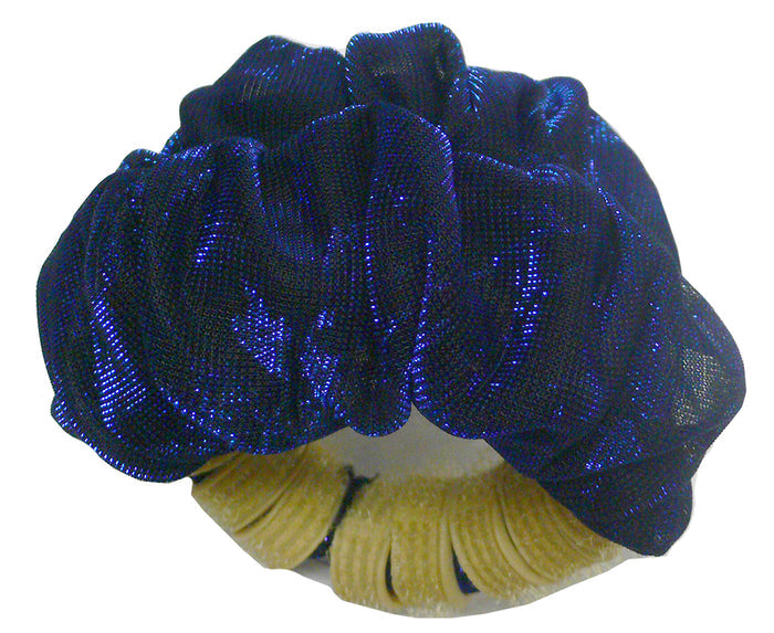blue on black shimmers / Blonde Wand