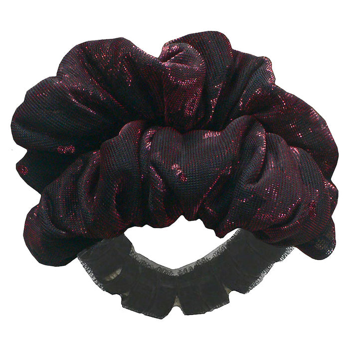 red on black shimmers / Black Wand
