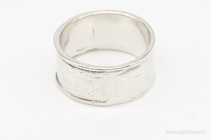 Vintage Designer Trades Southwestern Family Sterling Silver Ring - Size 7.25