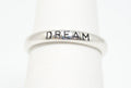 Vintage Designer WJ Waldeck Johnson DREAM Sterling Silver Ring - Sz 5