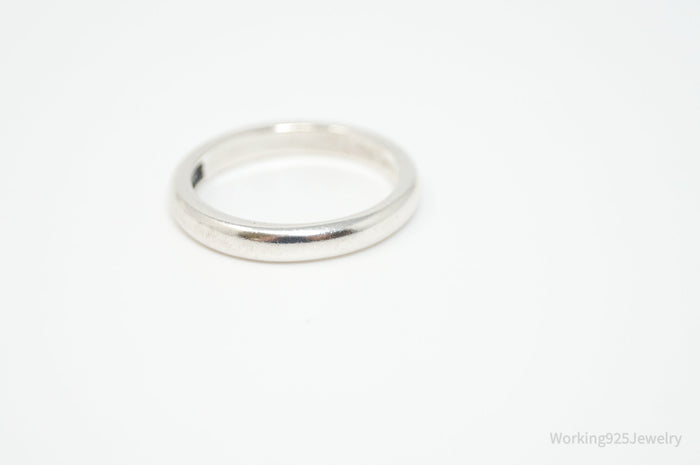 Vintage Designer WJ Waldeck Johnson DREAM Sterling Silver Ring - Sz 5