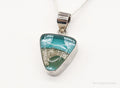 Vintage Dichroic Glass Sterling Silver Necklace
