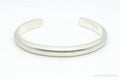 Vintage Modern Handmade Sterling Silver Cuff Bracelet