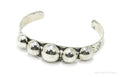 Vintage Native American Sterling Silver Cuff Bracelet - 6.75"