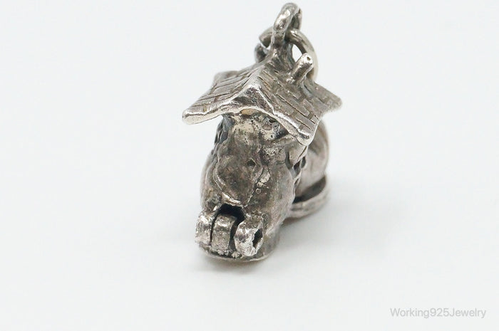 Vintage Old Lady in the Shoe Sterling Silver Charm