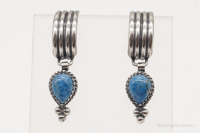 Vintage Southwestern Shop QT Quoc Lapis Lazuli Sterling Silver Earrings