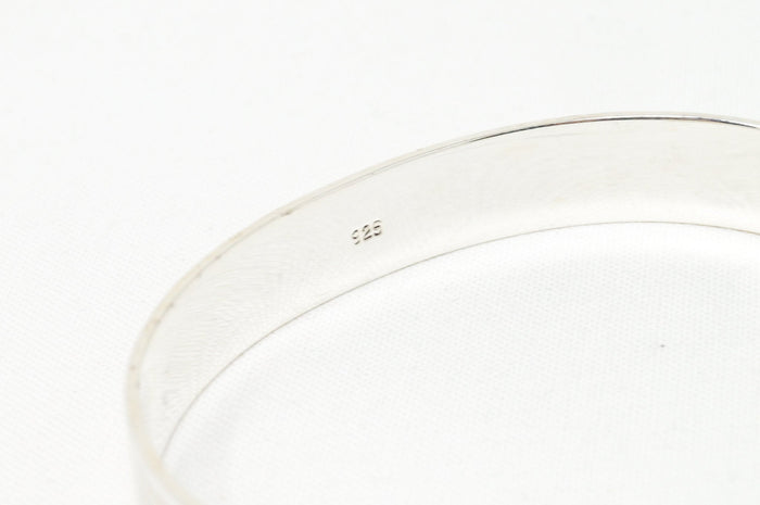 Vintage Southwestern Sterling Silver Brushed Cuff Bracelet