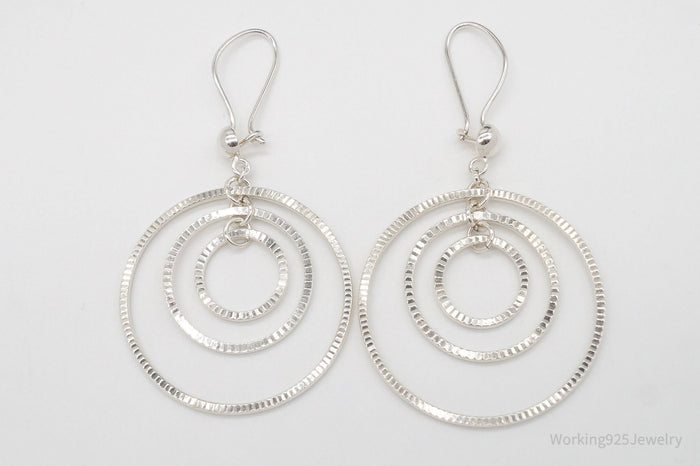 Vintage Turkey Designer AK Sterling Silver Rings Earrings
