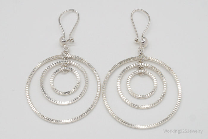 Vintage Turkey Designer AK Sterling Silver Rings Earrings
