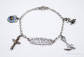 Vintage Uncas Sterling Silver Charm Bracelet - 7 1/8"
